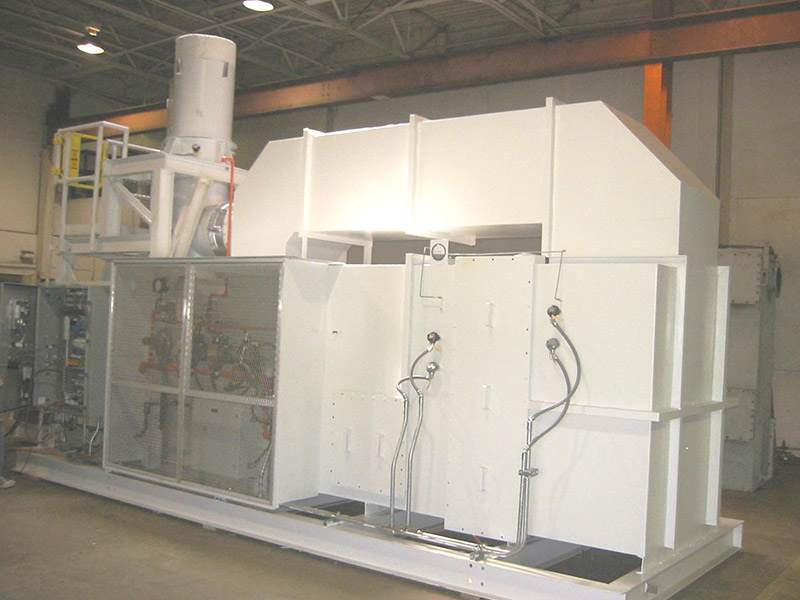 5,000 Recuperative Thermal Oxidizer With Primary And Secondary Heat Recovery