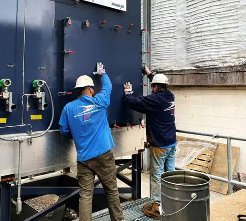 15,000 ACFM fiberbed mist collector