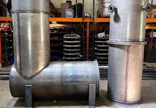 12,500 SCFM Skid mounted recuperative thermal oxidizer