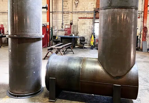12,500 SCFM Skid mounted recuperative thermal oxidizer